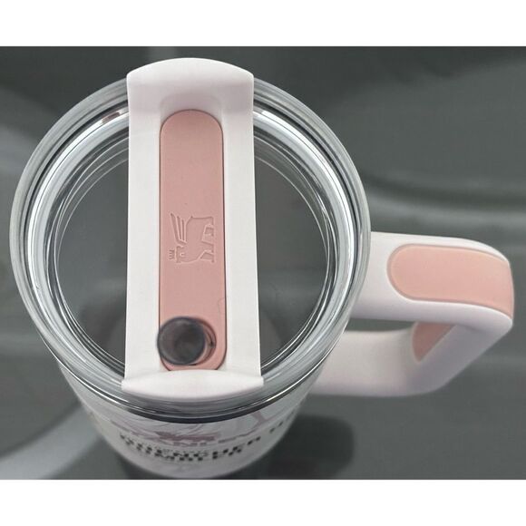 Stanley Quencher H2.0 FlowState Tumbler 30oz, ROSE QUARTZ SWIRL - Picture 3 of 4